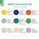 Гуашеві фарби Arrtx 9B 9 кольорів (LC302925) - зображення 8