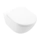 Унитаз подвесной с крышкой Villeroy&Boch Subway 3.0 Slim, White Alpin (4670T901) - изображение 1