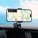 Универсальный автомобильный держатель Borofone Enlighten clip Car holder (center console) BH89 |4.5-7"| black - изображение 8