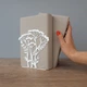Упор для книг Glozis Anis White G-049 16 х 15 см - зображення 4