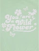 Свитшот зеленый с надписью Wild Flower George 152-158см (400092899) - изображение 2
