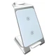 Бездротова зарядка стенд 3 in 1 Smart Pure Metal WL 15 Вт silver - изображение 1