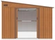 Садовий навіс для інструментів JASPER 9x10 Oak Brown 279x321 см 004026 - зображення 4