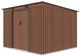 Садовий будинок сарай із навісом для інструментів OREGON 9x8 Walnut 261x241 cm 004046 - зображення 6