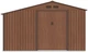 Садовий сарай із навісом для інструментів MADISON 11x8 Walnut 342x255 см 003996 - зображення 8