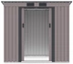 Садовий будинок сарай із навісом для інструментів OREGON 7x4 Warm Grey 201x121 cm 004031 - зображення 6