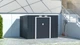 Садовий будинок сарай із навісом для інструментів OREGON 9x6 Cold Grey 261x171 cm 004038 - зображення 4