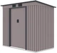 Садовий будинок сарай із навісом для інструментів OREGON 7x4 Warm Grey 201x121 cm 004031 - зображення 7