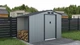 Садовий сарай із навісом для інструментів MADISON 9x6 Light Grey 278x191 cm 003998 - зображення 3