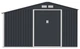 Садовий сарай із навісом для інструментів MADISON 11x8 Cold Grey 342x255 см 003994 - зображення 8