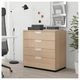 Комод GALANT на 4 шухляди IKEA 703.651.57 дуб - зображення 2
