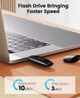 Флешка Orico 32Гб USB 2.0 480 Мбит/с Флеш-накопитель с брелоком для ключей Универсальная Черный - изображение 8