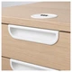 Комод на колесах GALANT 45x55 см IKEA 803.651.52 дуб/білий - зображення 2