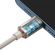 Кабель Baseus 1.2м Lightning - Type-C 20W 480 Мбит/с для Быстрой Зарядки Power Delivery (PD) USB-C на Apple 8 Pin Розовый - изображение 5