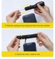 Водонепроникний чохол Baseus Cylinder Slide-cover Waterproof Bag Pro чорний (FMYT000001) - зображення 9
