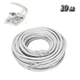 Кабель Ethernet LAN Cat 5E "HX" Белый, провод для роутера 20 м, патч корд кабель RJ-45 (1010204-White) - изображение 1