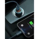 Зарядное устройство Baseus Автомобильное USB + Type-C + Type-C - Lightning Кабель 1м 40W USB-A Power Delivery 3.0 Quick Charge 4+ SCP FCP AFC + Умная Зарядка Golden Contactor Pro Металлический Серый - изображение 2