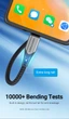 Магнитный кабель Vention 1м с двумя коннекторами Type-C и Micro-USB 3A 480 Мбит/с USB Алюминиевый корпус Черный - изображение 12