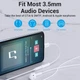 Переходник Vention 0.1м Type-C-3.5мм minijack Аудиоадаптер AUX на USB-C для Наушников Белый - изображение 2