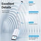 Переходник Vention 0.1м Type-C-3.5мм minijack Аудиоадаптер AUX на USB-C для Наушников Белый - изображение 10