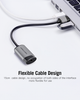 Звуковая карта Vention USB - 3.5мм minijack с поддержкой микрофона 16 бит/48 кГц TRRS Наружный Адаптер Стерео AUX 2-пиновый Серый - изображение 4