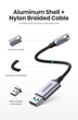Звуковая карта Ugreen USB - 3.5мм minijack с поддержкой микрофона 24 бит/96 кГц TRRS Наружный Адаптер AUX 4-пиновый Металлический Черный - изображение 11