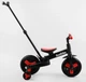 Велосипед трансформер с родительской ручкой и съемными педалями Best Trike 23031 колеса PU 10’’ - изображение 4