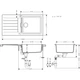 Мойка кухонная Hansgrohe S520-F480 (43358170) - изображение 2