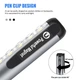 Ручний акумуляторний ліхтар з боковою LED панеллю та магнітом 4 режими свічення UKC ZJ-1159 сріблястий - зображення 6