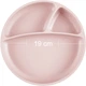 Секционная тарелка MinikOiOi Portions Pinky Pink Силиконовая на присоске (101050002) - изображение 1