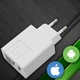 USB адаптер для зарядки от сети 2х USB устройств c цифровым дисплеем CX QC03 - изображение 6