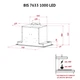 Вытяжка кухонная Perfelli BIS 7633 I 1000 LED - изображение 5