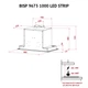 Вытяжка кухонная Perfelli BISP 9673 WH 1000 LED Strip - изображение 5