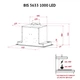 Витяжка кухонна Perfelli BIS 5633 I 1000 LED - зображення 5