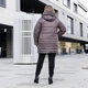 Зимняя женская куртка большого размера UF-Fashion Миранда-окс 52 лаванда - изображение 3