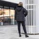 Женская куртка большого размера зимняя UF-Fashion Шубка-окс 50 черный - изображение 7