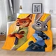 Плед Зверополис покрывало с 3D рисунком размер 80х100 - изображение 2