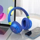 Бездротові навушники з мікрофоном Hoco W43 Adventure Bluetooth 5.2 MP3 AUX Blue - изображение 3
