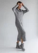 Женские зимние ботинки MYZ 0071 GRAY из натуральной серой кожи и замши. Размер 37 - изображение 5