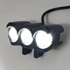 LED фара з чітким світловим кордоном 30W надяскрава мото-фара 10W х 3 комбо-промінь - зображення 4
