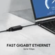 Адаптер AUKEY Ethernet (RJ-45) 1000 Mbps (5902666662569) - изображение 5