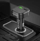 FM трансмиттер модулятор Borofone BC43 Flash QC3.0 Bluetooth Автомобильное зарядное устройство Черный - изображение 3