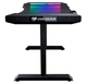 Комп'ютерний стіл Cougar MARS 120 Black для геймера, ергономічний дизайн, USB 3,0/Audio хаб, RGB підсвічування, висота 810 мм (MARS 120) - зображення 3
