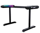 Комп'ютерний стіл Cougar MARS 120 Black для геймера, ергономічний дизайн, USB 3,0/Audio хаб, RGB підсвічування, висота 810 мм (MARS 120) - зображення 4