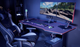 Компьютерный стол Trust GXT 1175 Imperius XL Gaming Desk, Black, 140 x 75 см, вся рабочая область стола покрыта ковриком для мыши, стальной каркас, высококачественная столешница, регулируемый упор для ног (23802) - изображение 7