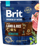 Сухий корм для собак Brit Premium Adult Sensitive Lamb&Rice 1 кг (8595602526611) - зображення 1