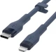 Кабель Belkin USB-C - Lightning Silicone 3 м Blue (CAA009BT3MBL) - изображение 4