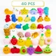 Сквіші Squishies - набір 40 штук - желейні антистреси - зображення 1
