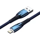 Кабель Baseus Glimmer Series CADH000203 USB-A to Lightning 2.4A 1m Голубой (759749) - изображение 3