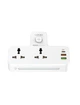 Сетевой фильтр Ldnio SC2311 - 2USB, Type-C, 2 розетки 20w Белый (748318) - изображение 3